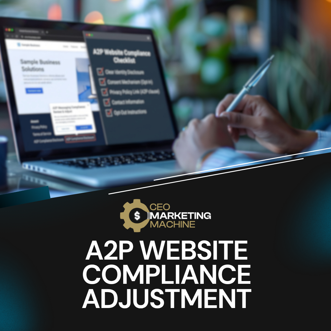 A2P Website Compliance Adjustment