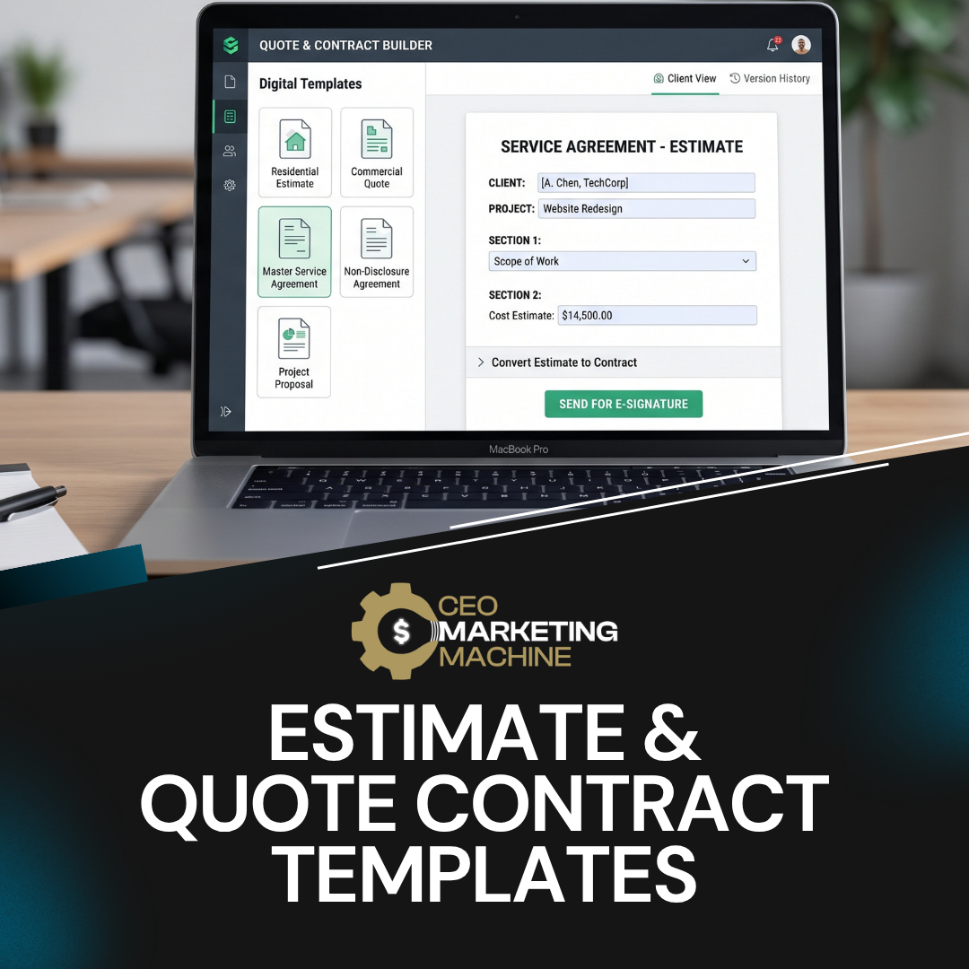 Estimate & Quote Contract Templates